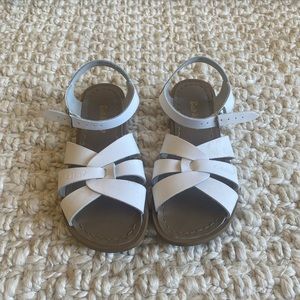 White Saltwater Sandals